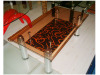 Wood and Glass Tea table