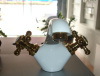 Modern Bathroom Vessel Sink Faucet GOLD AND WHITE FINISH FAUCET