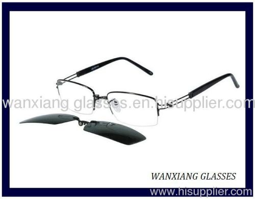 magnetic clip-on frame eyewear