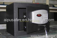 Home & Office safes YT-270E / single wall / Lazer cut door / Electronic / Black