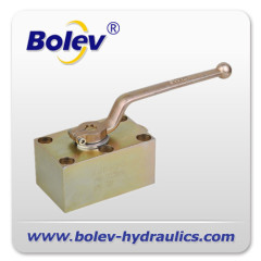 Hydraulic KHP manifold mounting high pressure ball valves