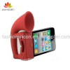 SIlicon iphone horn stand for iPhone 4/4S/5