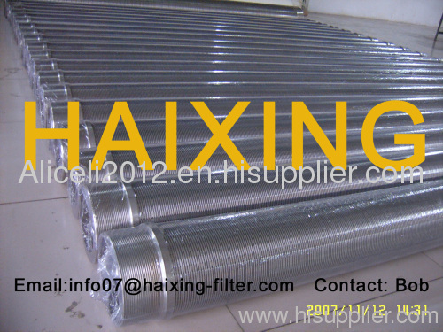 ss304 slot 0.25mm length5.7m tube well screen (manufacturer)