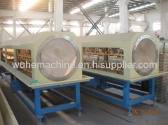 Large diameter PE pipe production line