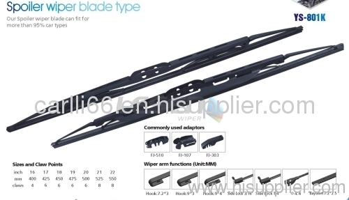 Universal Spoiler Wiper Blade YS-801K