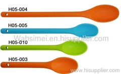 Environmental Green Silicone Soup Spoons for Promotion