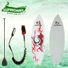 6'2&quot; surf short board with red color design