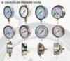 Adjustable Pointer Back Connection Liquid-Filled Manometer Pressure Gauge For Gaseous