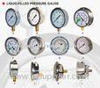 Adjustable Pointer Back Connection Liquid-Filled Manometer Pressure Gauge For Gaseous