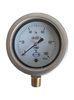 1/4&quot; 1/2&quot; BSP, NPT Gaseous Dry Capsule Manometer Pressure Gauge With White Aluminium Dials