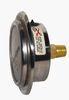 2&quot; 3&quot; 4&quot; 3/8&quot; NPT, BSP EN 837-1 Liquid - Filled Pressure Gauge For Process Industry