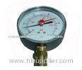 1.0% black steel case red pointer general pressure gauge with acrylic window SHP-01