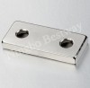 N45 NdFeB Magnet with two holes
