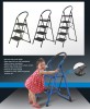 Household Iron Step Ladder with 2steps in bule