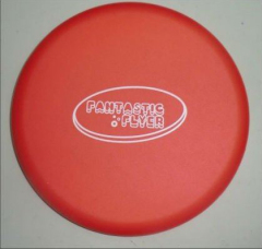 Silicone flying disc with logo print for fun