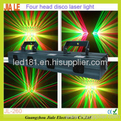 Four head disco laser light