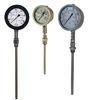 Rigid Dial Pyromete Diesel Exhauat Gas Filled Thermometer With Bayonet Bezel Case