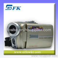 Factory Directly Wholesale! Anti shake Digital Video Camera ,Champagne Color Camcorder,Video Recorder