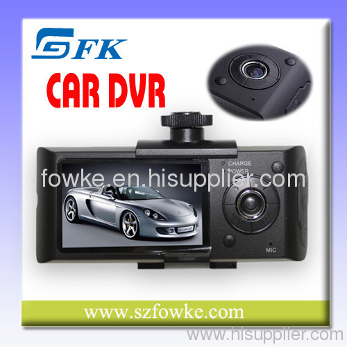Dual Lens Vehicle DVR Car Camera DVR Video Recorder & G-sensor