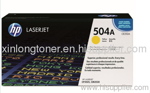 High Quality Original HP 504A(Y) Toner Cartridge at Competitive price Factory Direct Export