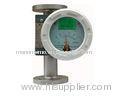 LCD Liquid, Gas High Temperature Dual - Line Metal Tube Flowmeter With Data Recovery
