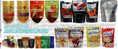 Stand up zip pouch, soup pouch, laminated pouch bags, Chocolate pouch bags, Zip top bag