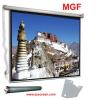 motorized projection screen with IR or RF remote control