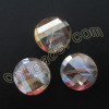 flat twist round crystal beads wholesale from China beads factory