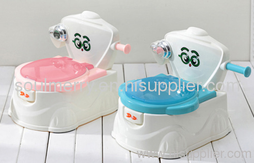 Mini simulation plastic potty-baby product