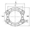 FL SAE SPLIT FLANGE CLAMPS 3000 PSI HYDRAULIC HOSE FITTING PIPE FITTING COUPLING