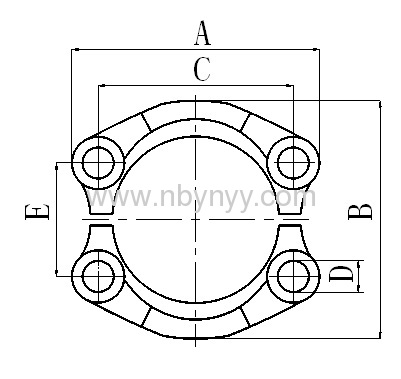 FL SAE SPLIT FLANGE CLAMPS 3000 PSI HYDRAULIC HOSE FITTING PIPE FITTING COUPLING