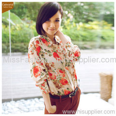 Flower Printed Shirt