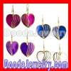 2013 Fashion Hand Painted Heart Shaped Shell Earrings Wholesale