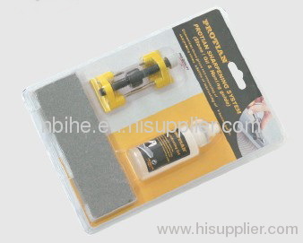 Sharpening system(stone oil and Honing guide) for wood chisel use