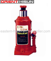 12.5 ton load 160mm Lifting height Hydraulic bottle Jack for car/truck repairing
