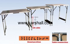 Height Ajustable Wallpaper Table