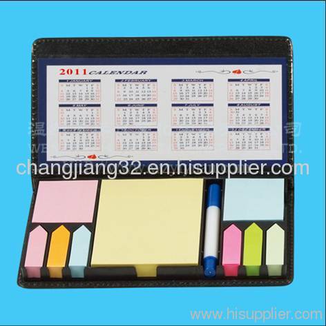 Sticky Pad in Leather Box HZ-818B