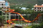 Custom Water Slides, Amusement Park Boomerang Aqua Slide For 2 People