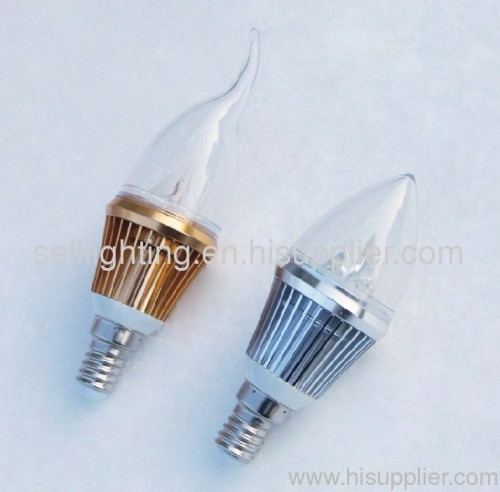 3W high power led candle bulb light