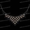 hotfix neck;ine rhinestone motif design