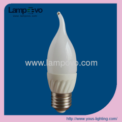 LED candle flame light E27 4W Ceramic SMD5630