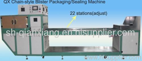 Pen packaging machine with blister card pack