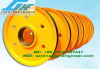 Hot rolling pulley