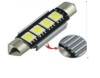 0.8W 4 SMD festoon car bulbs