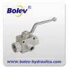 500bar VH3V-G BSP (ISO 228) connection 3 way high pressure ball valves