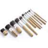 New Arrival!! 5PCS Face brushes Plus 5PCS Eye brushes Flat Top brush