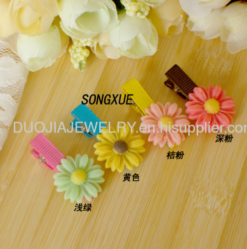 2012 Latest Fashion Resin Rubber Band with flower shape