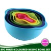 8PC Coloured Mixing Bowl Set