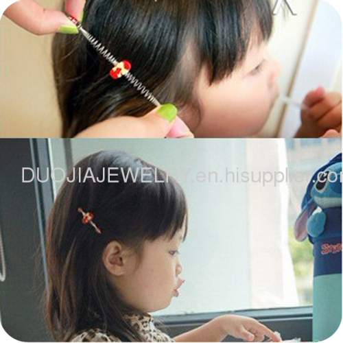 2012 Fashion Fancy Handmade SPRING001 Lovely Spring Hair Clip with Resin Design/Hair Elastic Bands 