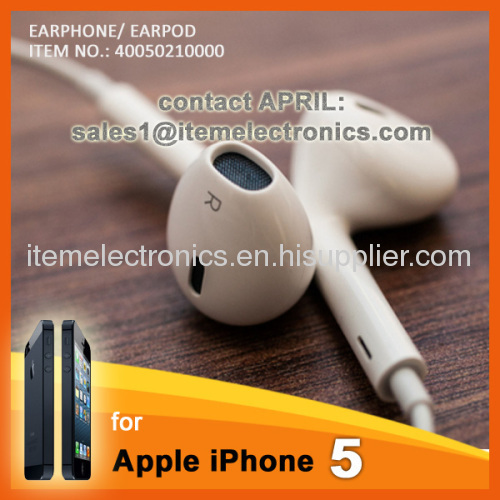 iPhone 5 Earpod Earphone with Remote and Mic